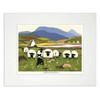 Thomas Joseph 'Highland Showdown' Mounted Print Sheep Art