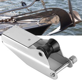 BOROCO Boat 316 Stainless Steel Bow Boat Anchor Roller, 7.88in Anchor Roller Fixed Bracket 316 Stainless Steel Marine Boat Docking Hardware Accessories