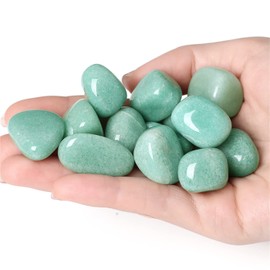 Green Aventurine Tumbled Polished Natural Healing Crystals Stones Bulk Stones Crystal for Energy Reiki Tumbling Cabbing Balancing Decoration Gemstones Crystal Healing Meditation Therapy Gift
