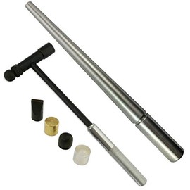 PLAIN STEEL MANDREL & 6 PART HAMMER : Ring Precision Interchangeable Head Jewellery Watch Craft (905)