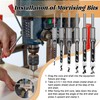 Square Hole Drill Wood, 8 Pieces Woodworking Drill Bit 6/6.4/8/9.5/11/12.7/14/16