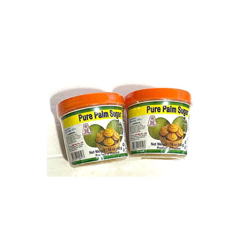 JHC 100% Pure Palm Sugar 14 oz. Product of Thailand
