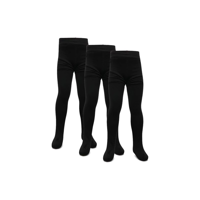 A2Z 4 Kids Girls Fleece Lined Thermal Tights Pack Of