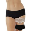 Pact Organic Cotton Boy Shorts Underwear for Women, Full Coverage