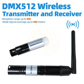 Dcsmgse DMX Wireless, 1PCS DMX512 DMX Dfi DJ 2.4G Wireless 1 Receiver Stage Lighting Control