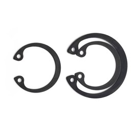 FEEIMOL Snap Ring Manganese Steel Circlip Internal E-Clip C Clips Split Buckles Washers 20 mm (Pack of 60)