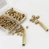 QSJ 170Pcs Threaded Inserts Set Brass Heat Set Insert M3