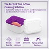 Novadent Dentures Cleaner Soaking Bath – Cleaning Container for Dental