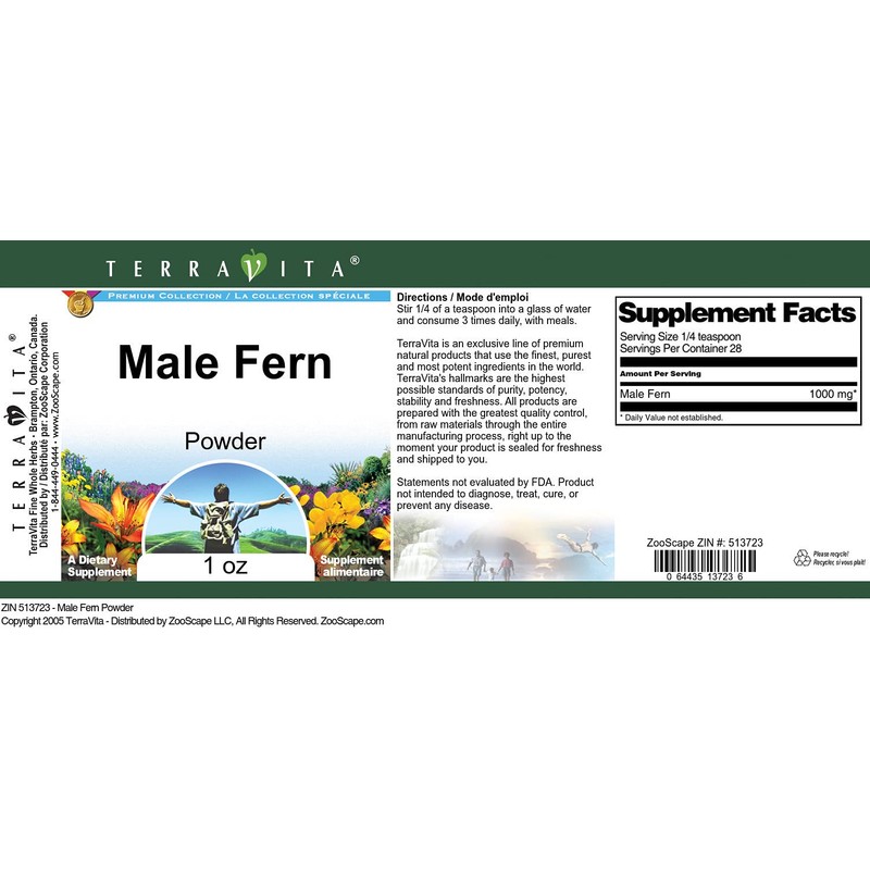 Male Fern Powder (1 oz, ZIN: 513723) - 3 Pack