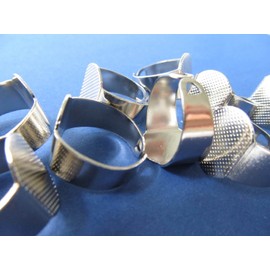 Miniblings 10 x Ring Rings Ring Rings Finger Rings Round Oval Silver