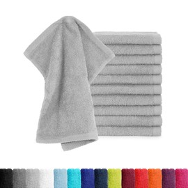 Pack of 10 Flannels 30 x 30 cm 100%, Cotton