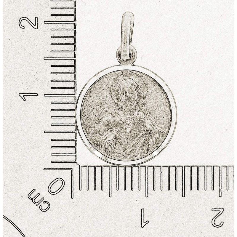 AFP AS-465 Jesus Christ Pendant 925 Sterling Silver, Sterling Silver