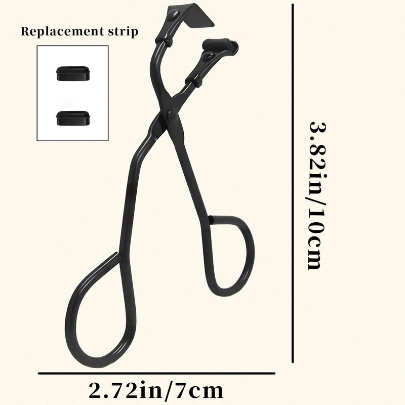 Eyelash Curlers for Hooded Eyes,Frameless Eye Lash Curle with Replace