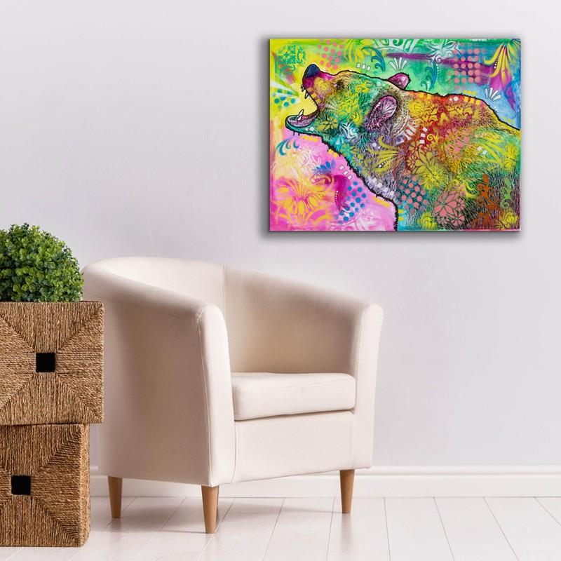 Epic Graffiti 'Primal Roar' by Dean Russo Canvas Wall Art,