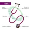 3M Littmann Estetoscopio Classic III, Manguera Color Frambuesa, Acabado Arcoiris,