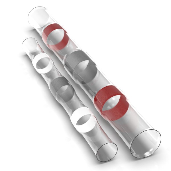 25 AUPROTEC Solder Connector Set 15 White / 10 Red
