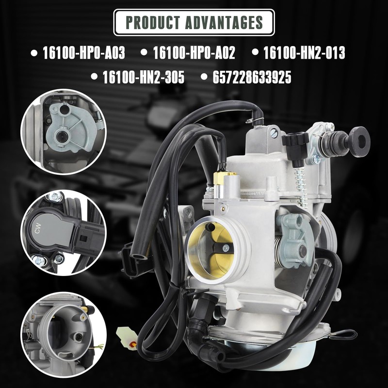 Carburetor Kit for Honda TRX500 - Fits Foreman Rubicon 500