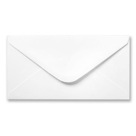 50 Pack DL White Envelopes 110mm x 220mm Gummed. Suitable for Greetings Cards, Birthday, Christmas, Letters, Vouchers, Tickets, Office/Business, Invitations and Everyday use.