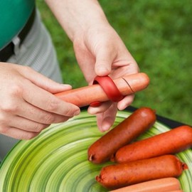 2pcs Manual Fancy Sausage Cutter Cyclone Barbecue Sausage Cutter Spiral Barbecue Hot Dogs Cutter Slicer Kitchen Cutting Gadget