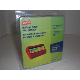 STAPLES POSTAGE METER INK CARTRIDGE SIP-E700 FOR PITNEY BOWERS PERSONAL POST