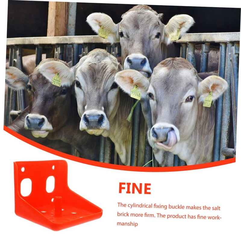BESPORTBLE Plastic Salt Block Holder for Livestock Cattle Sheep Salt