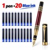 Metal Fountain Pen for Daily Writing – 0.5mm Standard Nib