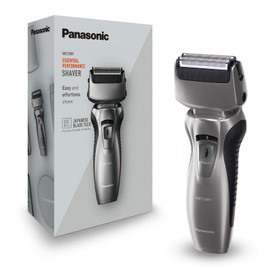 Panasonic ES-RW33-H503 wet / dry razor, inclusive charging station, 2-fold shaving head, Wet & Dry silver