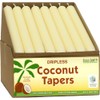 Aloha Bay Coconut Taper Candle – Dripless, Unscented 9 Inches