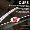 MORETOPGOOD 9” Arc Edge Reciprocating Saw Blade, 7TPI Japanese Teeth