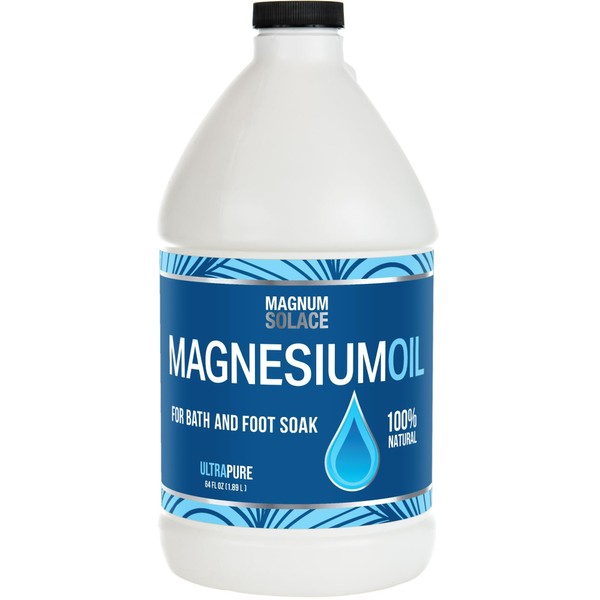 Pure Magnesium Oil - Bulk Size 64 oz - for
