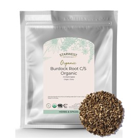 Starwest Botanicals Organic Burdock Root Cut, 1-pound Bag