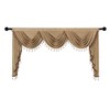 ELKCA Double-Sided Chenille Valance for Living Room Coffee Curtains Valance