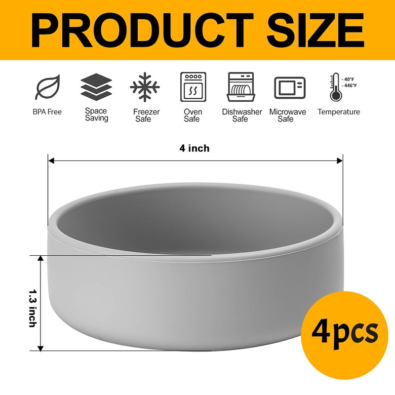 4 Pack Silicone Air Fryer Egg Pan Individual Microwave Egg
