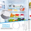 Fridge Cleaning Tool Set, 9 Pieces Fridge Brushes, Drain Hole