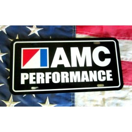 AMC PERFORMANCE LICENSE PLATE TAG 1968 1969 1970 1971 1972 Javelin AMX Hornet X