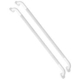 2 Pack 36 Inch Anti Slip Shower Grab Bar Oil Rubbed White 1.25" Diameter,Munzong Bathroom Grab Bar, Knurled Bathroom Balance Bar,Safety Hand Rail Support Handicap Elderly Senior Assist Bath Handle