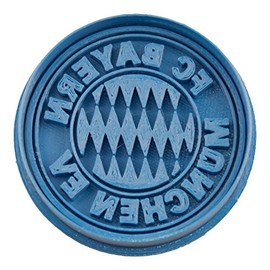 Cuticuter Bayern Munich Equipo Fútbol Cookie Cutter, Plastic, Blue, 8 x 7 x 1.5 cm