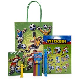 Pre-Filled Children’s Birthday Party Gift Bags - Exclusive To Burmont’s (Football 10 Pack)