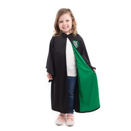 Little Adventures Green Hooded Wizard Robe Dress Up Costume (S/M (Age 1-5)) - Machine Washable Child Pretend Play and Party Dress-Up Costume with No Glitter