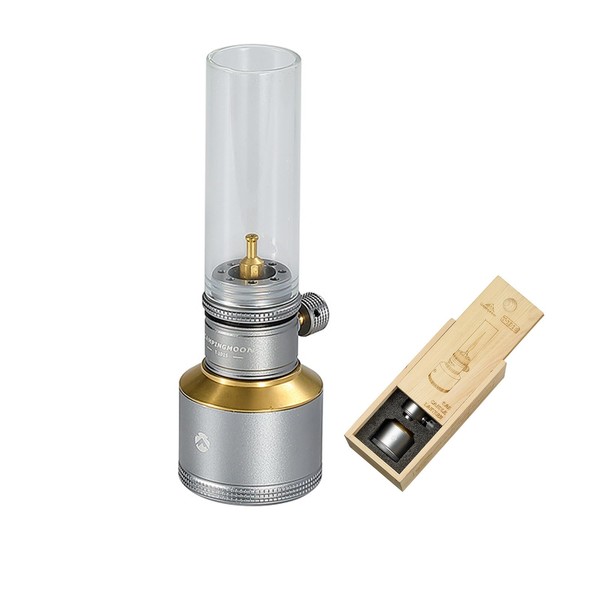 Campingmoon Camping Gas Lantern Outdoor Gas Tent Lamp with Empty