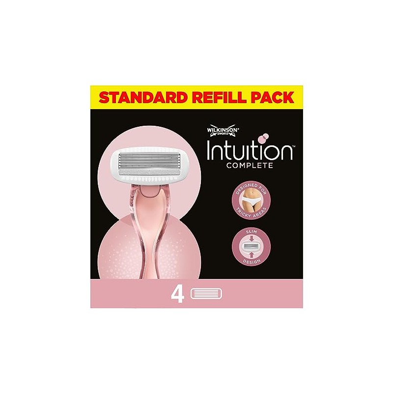 Wilkinson Sword Intuition Complete Ladies Razor Blades (Pack of 4)