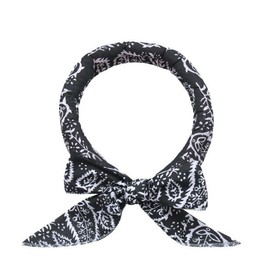 Cooling Ice Neck Wrap Cool Scarf Black 3ea