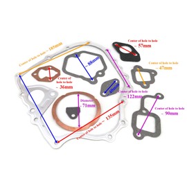 ITACO Gasket Kit Head Gasket Assembly 714870-91600 for Yanmar L48 L40 Chinese 170F 170FA 4HP Diesel Engine Engine