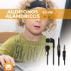 Maíz Audifonos In-ear Alambricos Pc Jack 3.5mm Manos Libres
