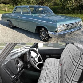 Dreamizer For Chevy Bel Air 1955-1962 Full Saddle Blanket Truck Front Bench Seat Cover