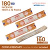 Satya Myrrh Incense Sticks, Satya 15gmx12 Pack with Raajsee Incense