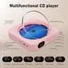 MICOCIOUS Portable CD Player with Bluetooth Desktop CD Player for