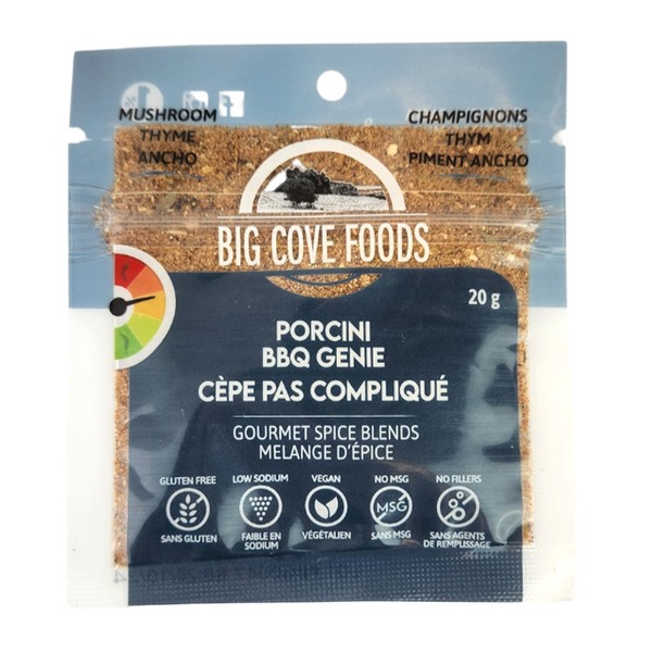 Big Cove Foods Porcini BBQ Genie Pouch 20g