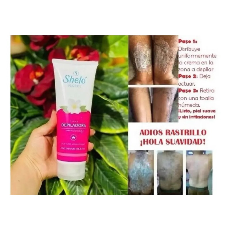 Crema Suave De Afeitar + Crema Depiladora Piel Sensible Shel