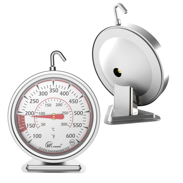 2.5“ Large Dial Oven Thermometer,Grilling and Cooking Thermometer- with Dual
